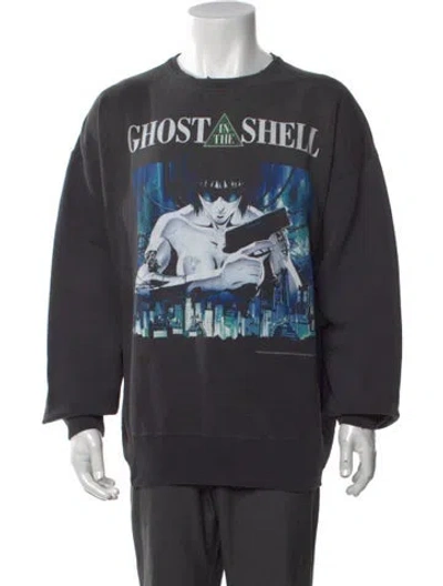 Pre-owned Saint Michael Ghost In A Shell Graphic Print W/ Tags In Black