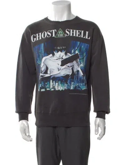 Pre-owned Saint Michael Ghost In A Shell Graphic Print W/ Tags In Black
