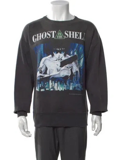 Pre-owned Saint Michael Ghost In A Shell Graphic Print W/ Tags In Black