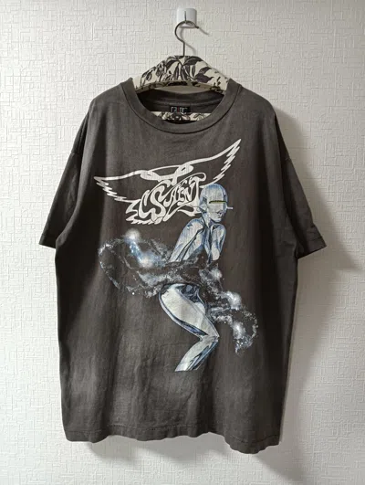 Pre-owned Saint Michael Hajime Sorayama Tee In Black