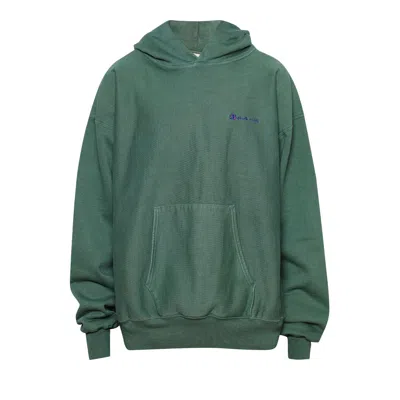 Pre-owned Saint Michael Logo Hoodie 'green'
