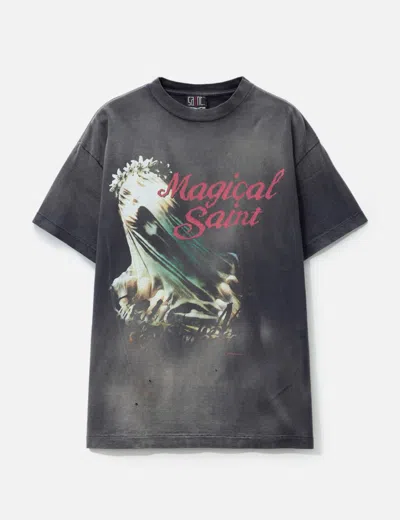 Saint Michael Magical Saint T-shirt In Black