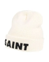 Saint Michael Man Hat Ivory Size Onesize Wool