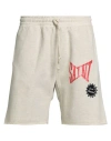 Saint Michael Man Shorts & Bermuda Shorts Beige Size M Cotton In Neutral