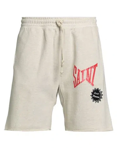 Saint Michael Man Shorts & Bermuda Shorts Beige Size M Cotton In Neutral