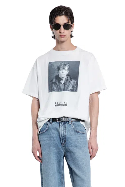 Saint Michael Man White T-shirts & Tank Tops