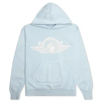 Pre-owned Saint Michael Men's  Angel Hoodie In Blue