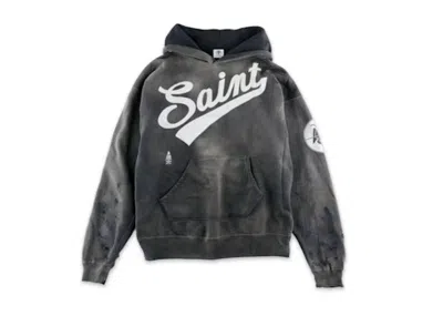 Pre-owned Saint Michael Men's  Focus Hoodie In Black