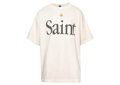 Pre-owned Saint Michael Men's  Heart Apple T-shirt In White