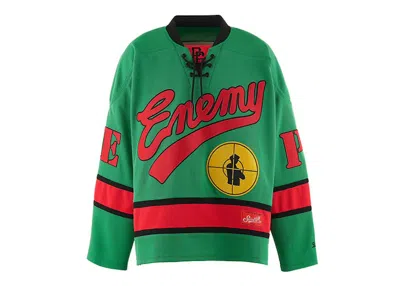 Pre-owned Saint Michael Men's  X Public Enemy Game Shirt In Green