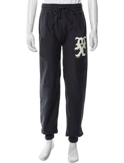 Pre-owned Saint Michael Mx Graphic Print Pajama Bottoms W/ Tags In Blue