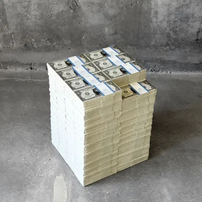 Pre-owned Saint Michael Mx6 X Kosuke Kawamura Money Stool In White