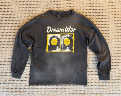 Pre-owned Saint Michael Mxxxxxx Dream War Long Sleeve T-shirt Green Day Medium In Black