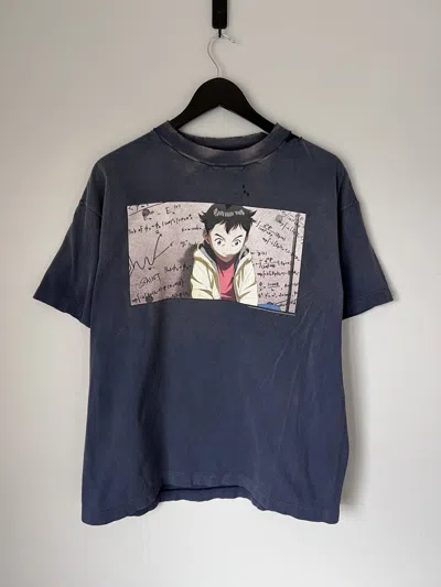 Pre-owned Saint Michael Pluto Tee In Navy In Blue