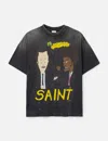 Saint Michael Rapture Short Shirt T-shirt In Black