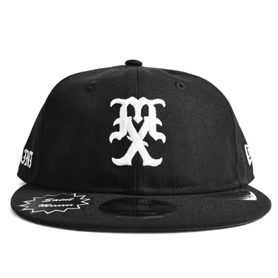 Saint Michael Retro Crown 9fifty Mx Logo Cap In Black