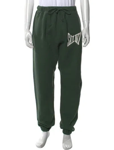 Pre-owned Saint Michael Ribon Saint Sweatpants W/ Tags In Green