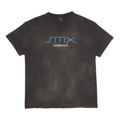 Pre-owned Saint Michael S N T Sm6 Short Sleeve Tee Shirt Black