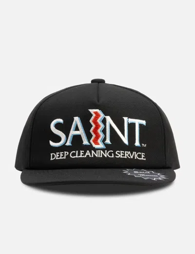 Saint Michael Saint Cap In Black
