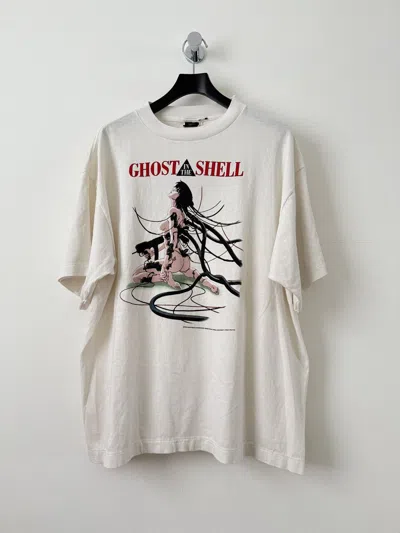 Pre-owned Saint Michael Saint Mxxxxxx "ghost In The Shell" Tee In White