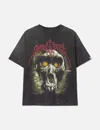 Saint Michael Saint Mxxxxxx X A Bathing Ape Saint Bape Short Sleeve T-shirt In Gray