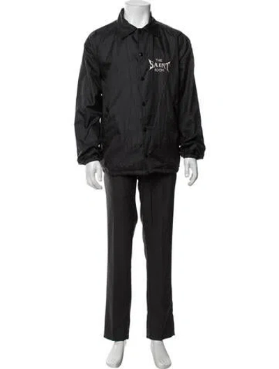 Pre-owned Saint Michael 'saint Room' Coach Jacket In Black