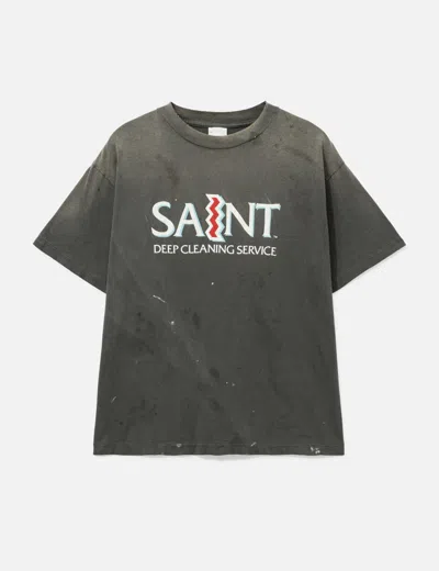 Saint Michael Saint Short Sleeves T-shirt In Black