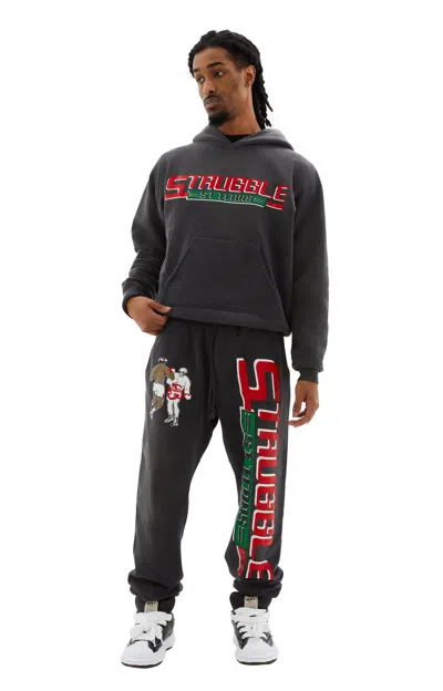 Saint Michael Saint Tears Struggle Sweatpants In Black