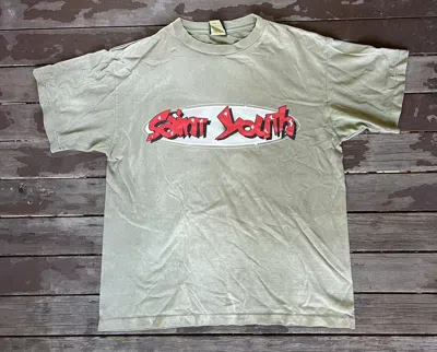 Pre-owned Saint Michael Saint Youth T-shirt In Green