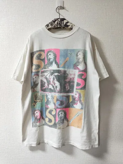Pre-owned Saint Michael Sean Wotherspoon Veges Tee In White