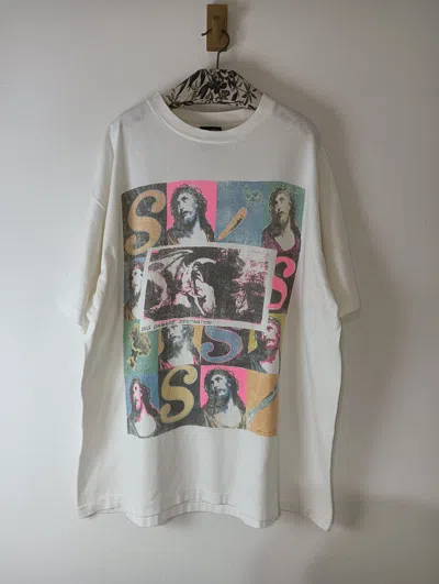 Pre-owned Saint Michael Sean Wotherspoon Veges Tee In White