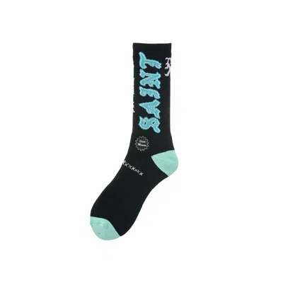 Pre-owned Saint Michael Socks 'black/blue' | Men's Size M