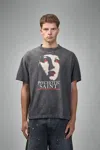 Saint Michael Ss Tee Psychotic Saint In Gray