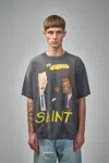 Saint Michael Rapture Short Sleeve Tee In Gray