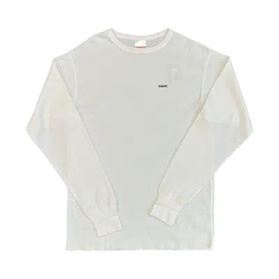 Pre-owned Saint Michael Thermal Shirt 'white' | Men's Size Xl