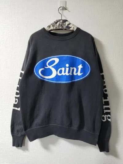 Pre-owned Saint Michael Tribal Wars Sweatshirt In Black