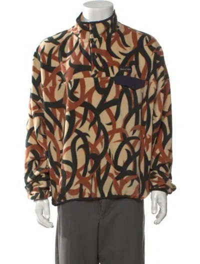 Pre-owned Saint Michael Trivial Fleece Graphic Print Sweatshirt In Multicolor