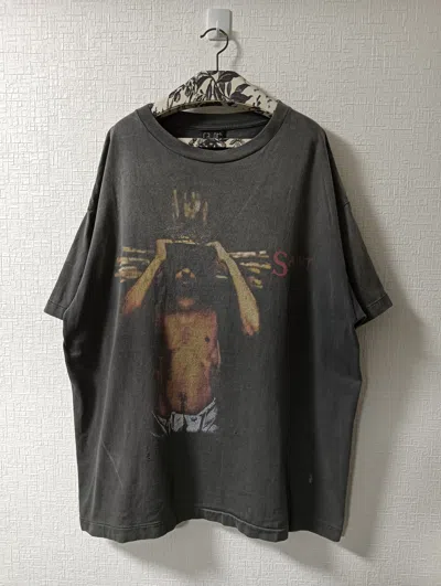 Pre-owned Saint Michael We Live In Hell Tee In Black