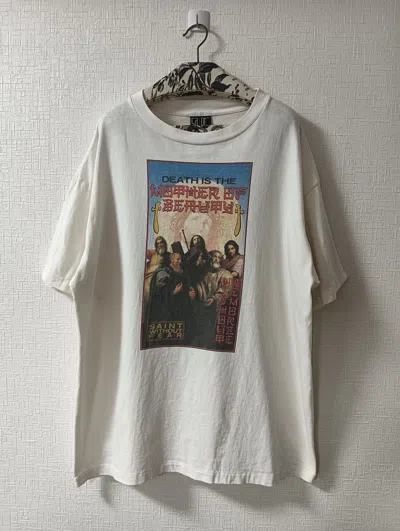 Pre-owned Saint Michael Without Fear Tee In White