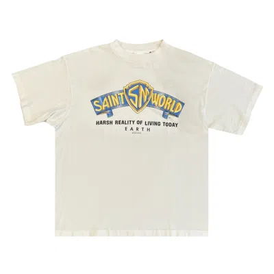 Pre-owned Saint Michael World T-shirt 'white' | Men's Size Xxl