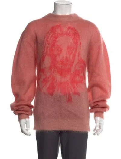 Pre-owned Saint Michael X Born X Raised Printed Pullover W/ Tags In Pink