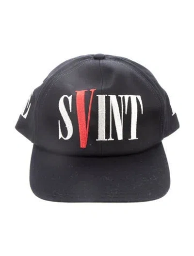 Pre-owned Saint Michael X Vlone Cap  W/tags In Black