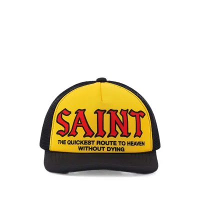 Saint Mxxxxxx 0000-076 Graphic Logo Baseball Cap In Black