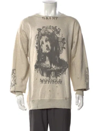 Pre-owned Saint Mxxxxxx 2023 Mother Sweatshirt In Neutral