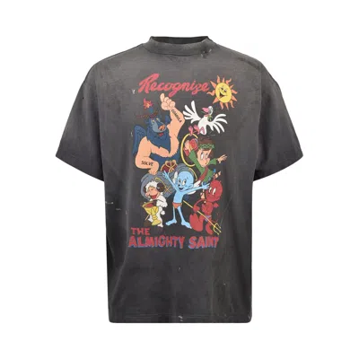 Pre-owned Saint Mxxxxxx Almithy Saint Short-sleeve T-shirt 'black' | Men's Size L