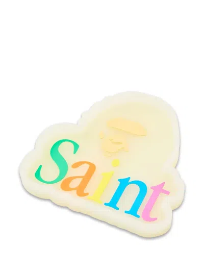 Saint Mxxxxxx Bape Head Glow-in-the-dark Tray In Multi