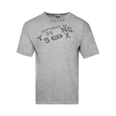 Pre-owned Saint Mxxxxxx Bj Short-sleeve Tee 'gray' | Grey | Men's Size S