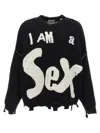 Saint Mxxxxxx X Sex Pistols Embroidered Sweater In Black