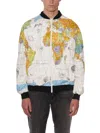 Saint Mxxxxxx Dr. Woo Printed Shell Bomber Jacket