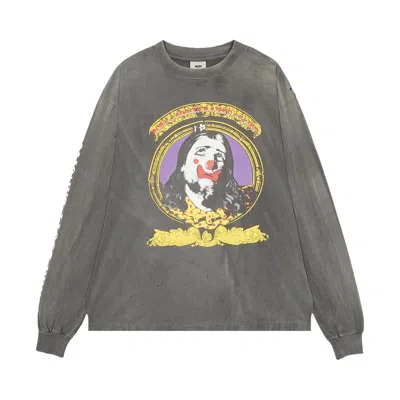 Pre-owned Saint Mxxxxxx Born Saint Long-sleeve T-shirt 'black'
